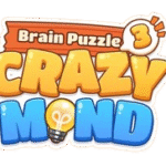 Brain Puzzle Crazy Mind Logo