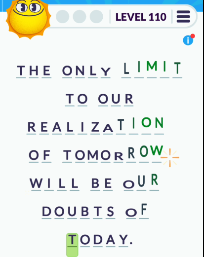 Cryptogram Tripledot Level 110