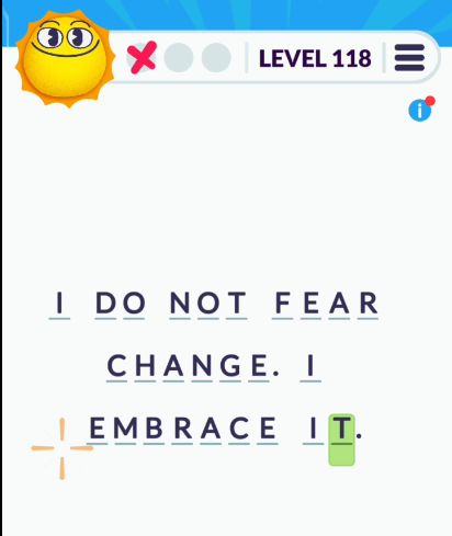 Cryptogram Tripledot Level 118