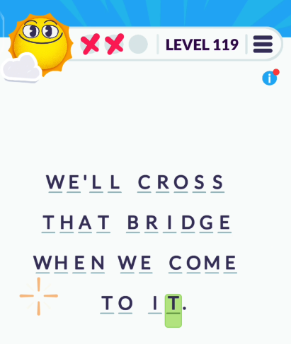 Cryptogram Tripledot Level 119