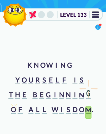 Cryptogram Tripledot Level 133