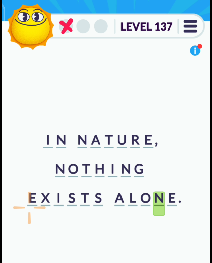 Cryptogram Tripledot Level 137