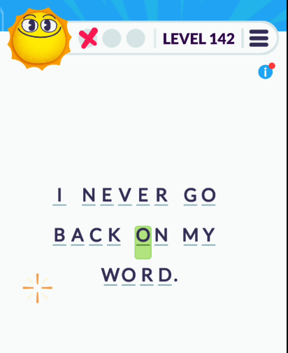 Cryptogram Tripledot Level 142
