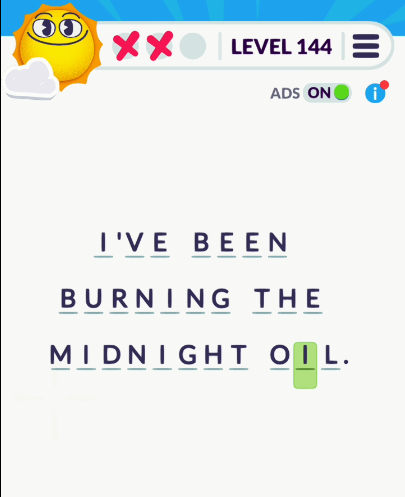 Cryptogram Tripledot Level 144