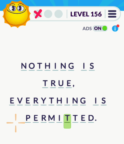 Cryptogram Tripledot Level 156