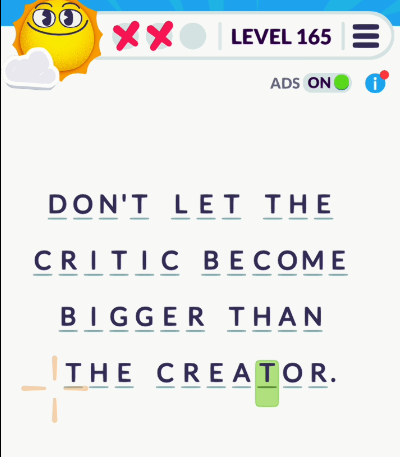 Cryptogram Tripledot Level 165