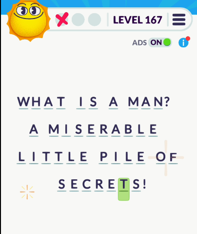 Cryptogram Tripledot Level 167