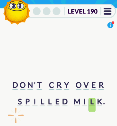 Cryptogram Tripledot Level 190