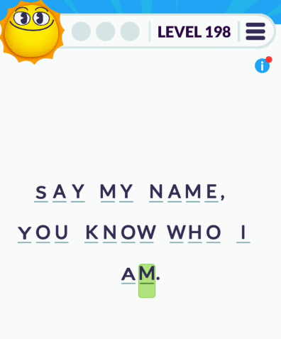 Cryptogram Tripledot Level 198