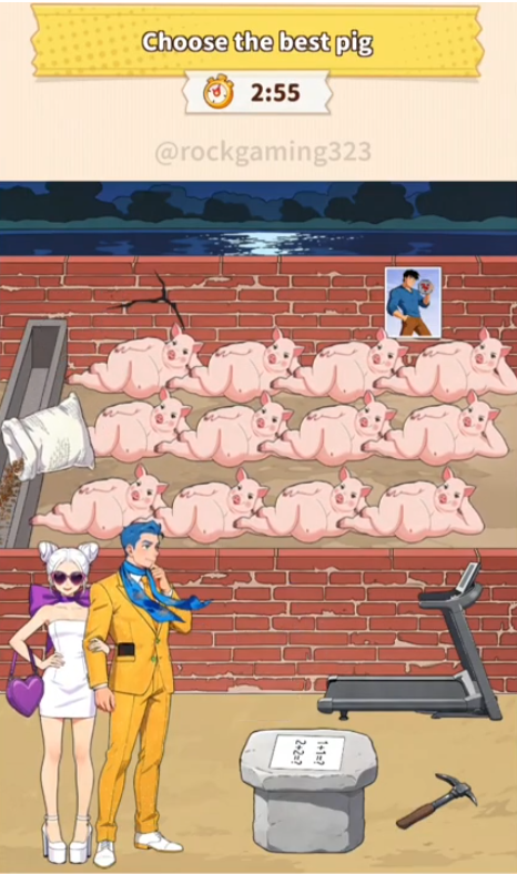 Brain Puzzle 2 Crazy Mind Boss Picks Pig