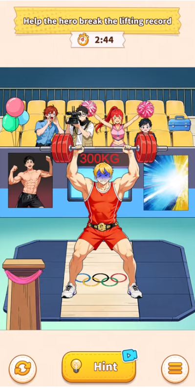 Brain Puzzle 2 Crazy Mind Weightlifting Champion