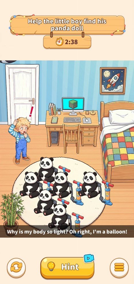 Puzzle Time Brainy Challenge Real Panda