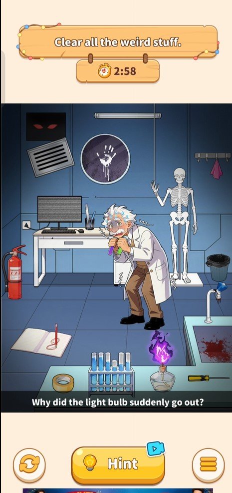 Puzzle Time Brainy Challenge Lab Horror