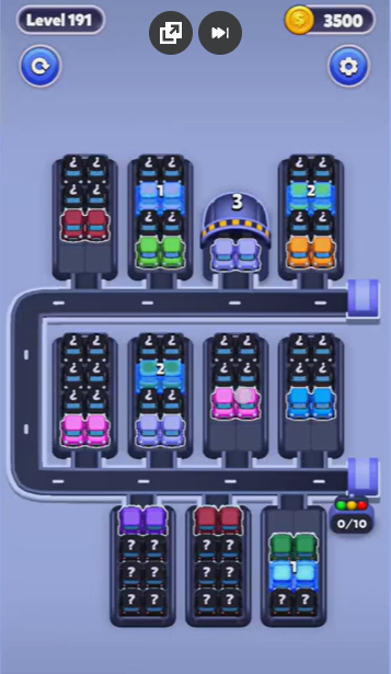 Car Sort Level 191