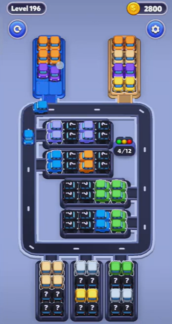 Car Sort Level 196