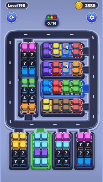 Car Sort Level 198