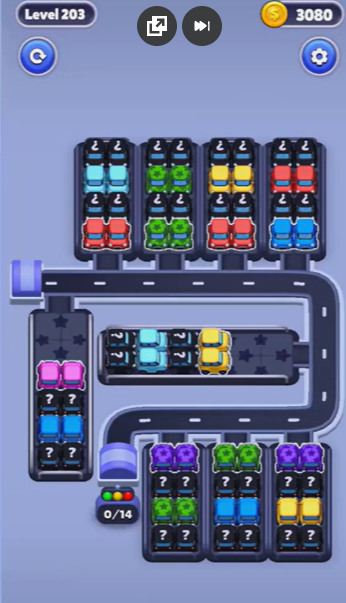 Car Sort Level 203