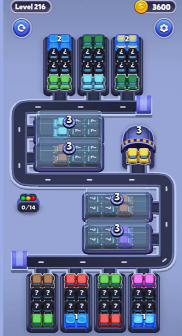 Car Sort Level 216