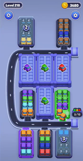 Car Sort Level 218