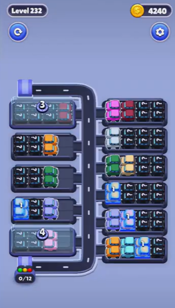 Car Sort Level 232
