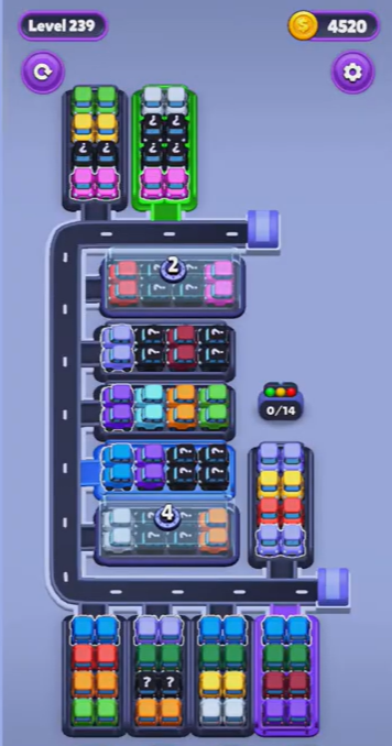 Car Sort Level 239
