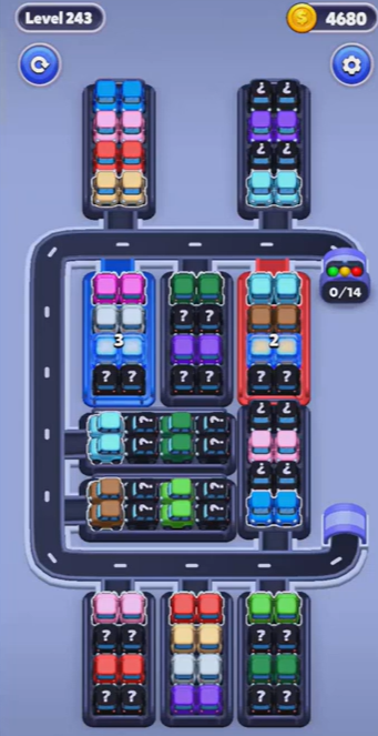 Car Sort Level 243