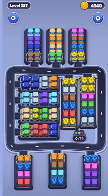 Car Sort Level 257