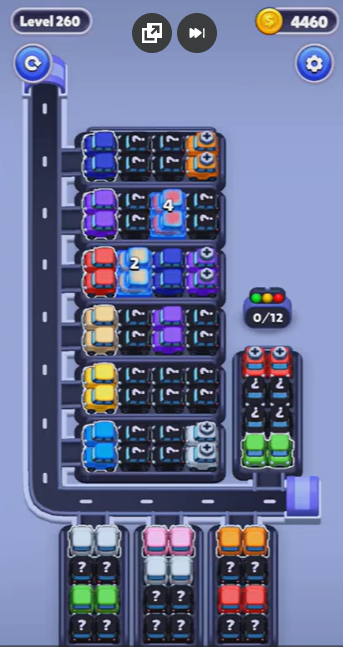Car Sort Level 260