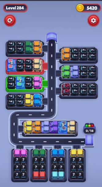 Car Sort Level 284