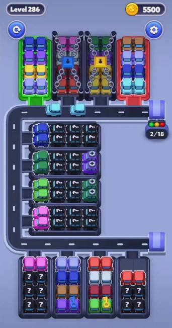 Car Sort Level 286