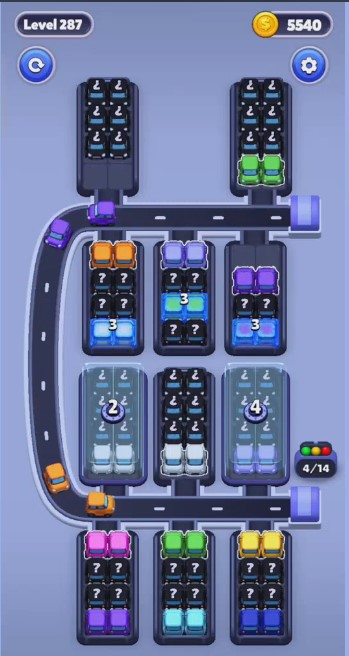 Car Sort Level 287