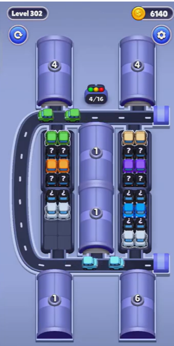 Car Sort Level 302