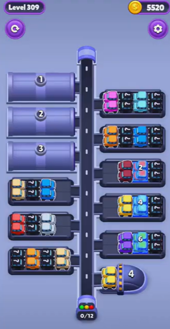 Car Sort Level 309