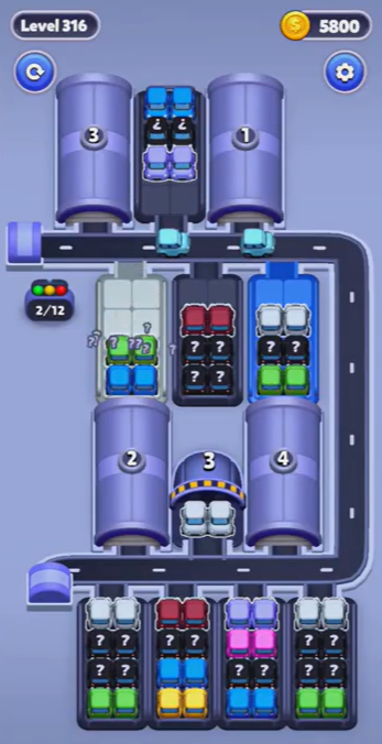 Car Sort Level 316