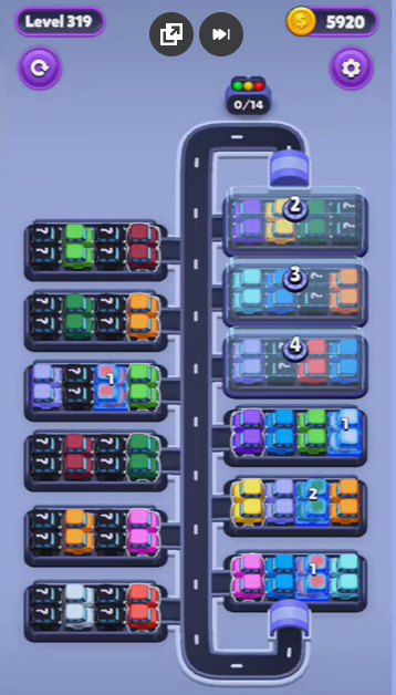 Car Sort Level 319