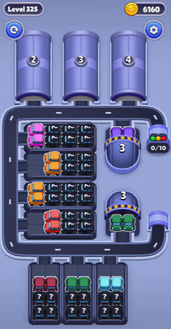 Car Sort Level 325