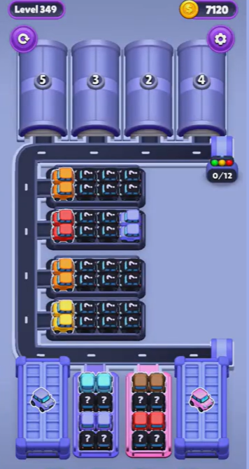 Car Sort Level 349