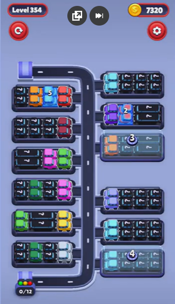Car Sort Level 354