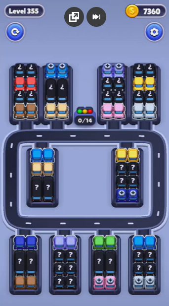 Car Sort Level 355