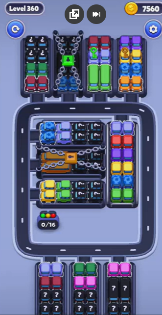 Car Sort Level 360