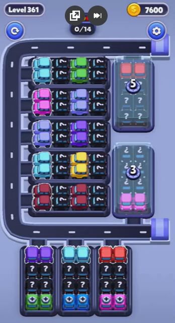 Car Sort Level 361