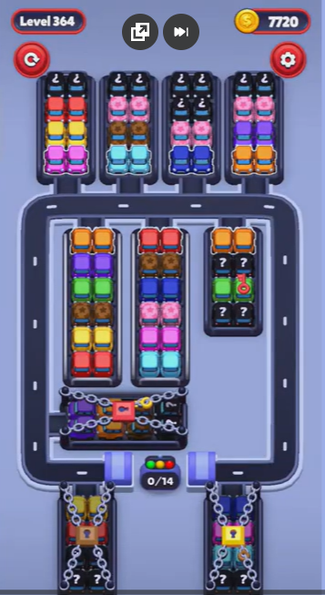 Car Sort Level 364