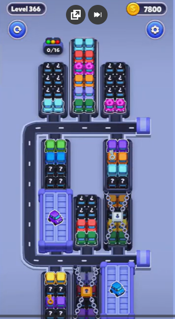 Car Sort Level 366