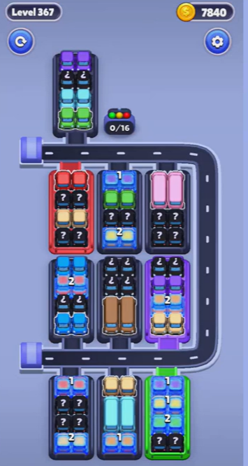 Car Sort Level 367