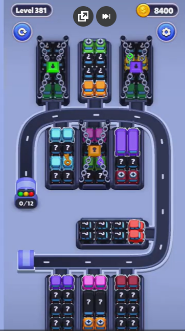 Car Sort Level 381
