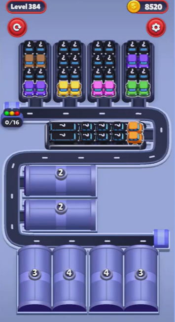 Car Sort Level 384