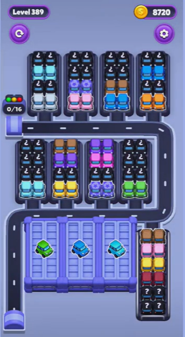 Car Sort Level 389