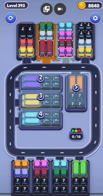Car Sort Level 392