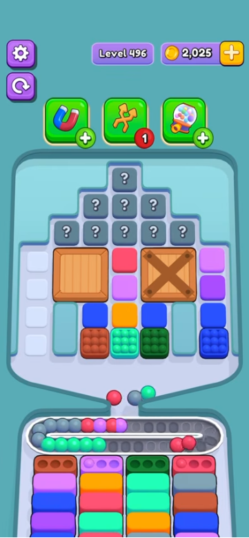 Marble Sort Level 496