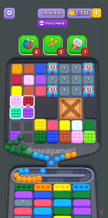 Marble Sort Level 500